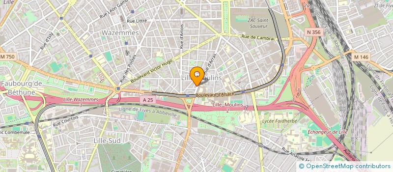 localisation de l'entreprise SCI OXARRAS à LILLE