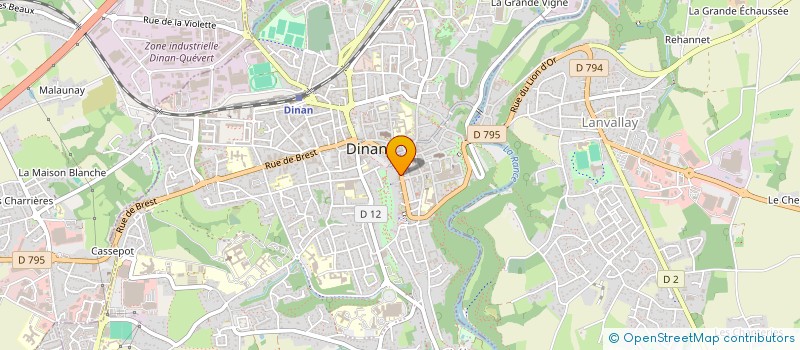 localisation de l'entreprise SCI OXFORD  DINAN