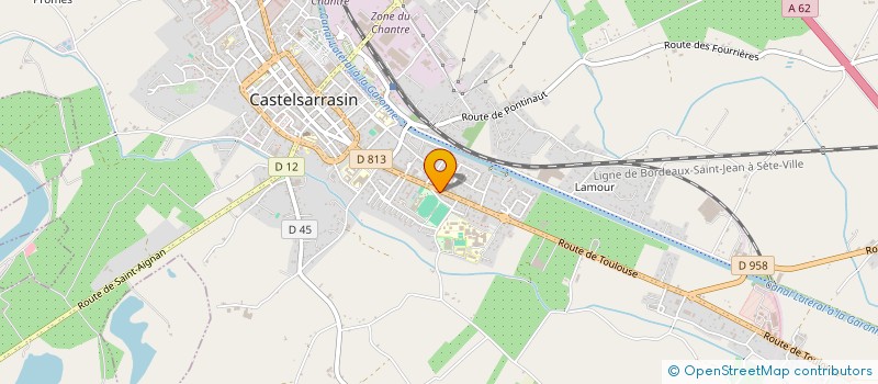 localisation de l'entreprise SCI OXFORD  CASTELSARRASIN