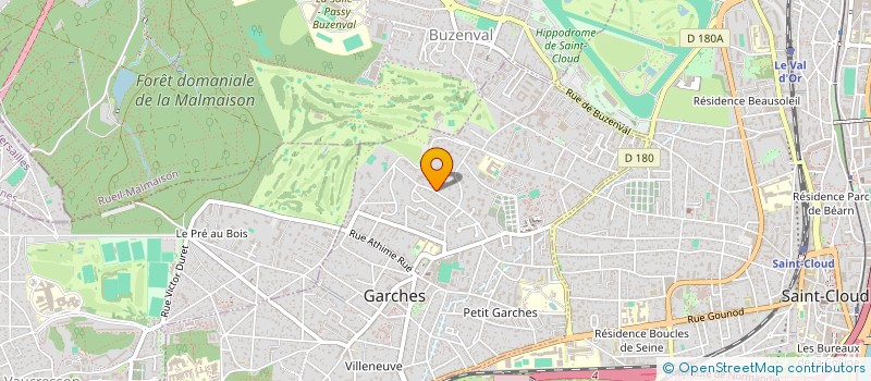 localisation de l'entreprise SCI OXFORD à GARCHES