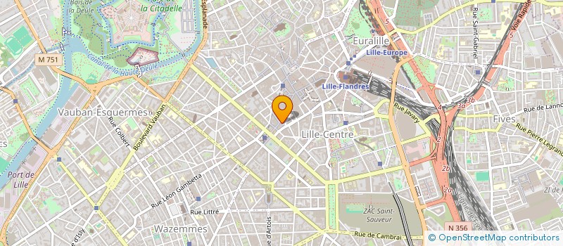 localisation de l'entreprise SCI OXIS 2002 à LILLE