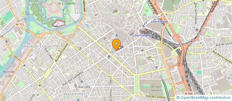 localisation de l'entreprise SCI OXIS 2004 à LILLE