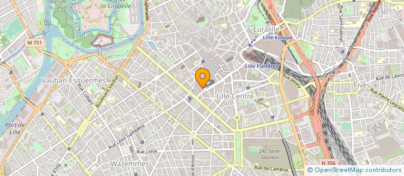 localisation de l'entreprise SCI OXIS à LILLE