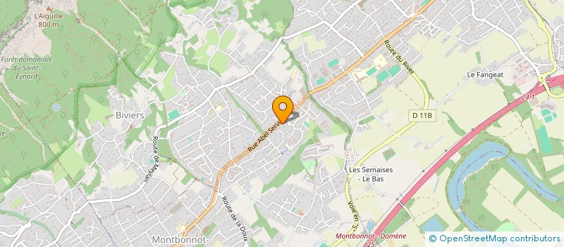 localisation de l'entreprise SCI OXO  MONTBONNOT-SAINT-MARTIN