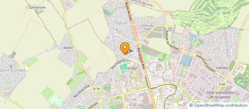 localisation de l'entreprise SCI OXYDU  EPRON