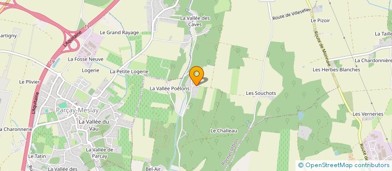 localisation de l'entreprise SCI OXYGEN à ROCHECORBON