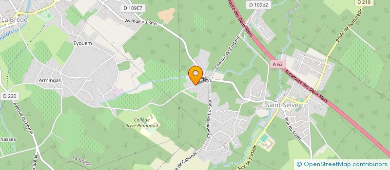 localisation de l'entreprise SCI OXYGENE  LA BREDE