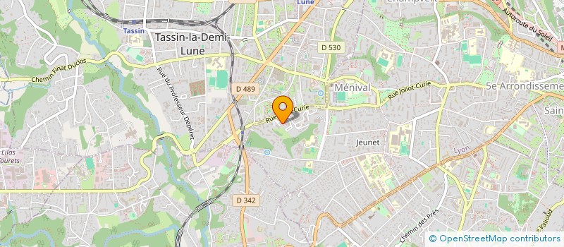 localisation de l'entreprise SCI OXYGENE  LYON