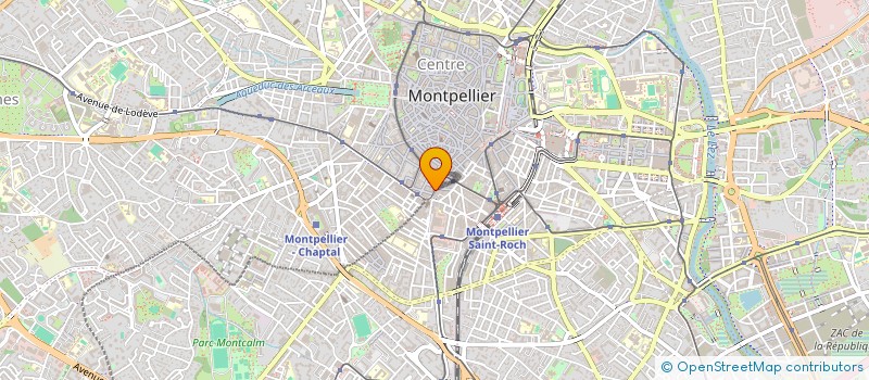 localisation de l'entreprise SCI OXYGENE à MONTPELLIER
