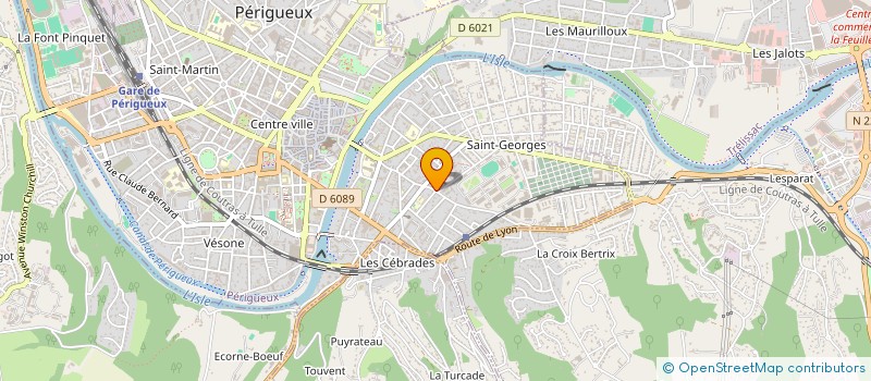 localisation de l'entreprise SCI OXYGENE IMMOBILIER à PERIGUEUX
