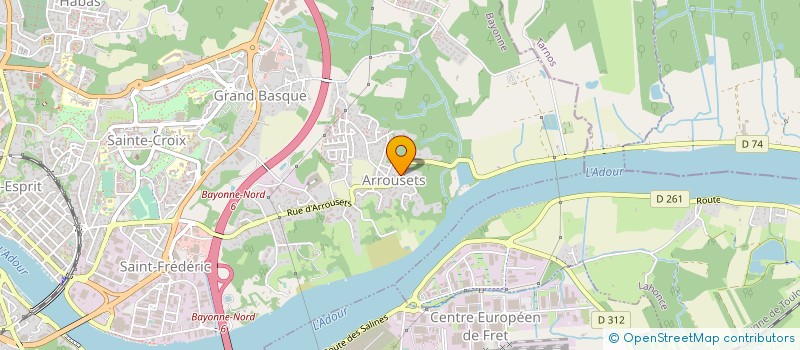 localisation de l'entreprise SCI OYHANA à BAYONNE