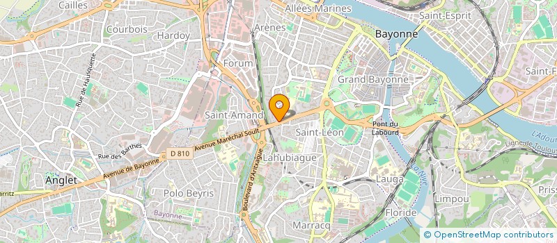 localisation de l'entreprise SCI OYHANTO à BAYONNE