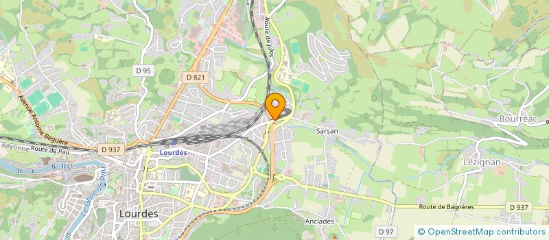 localisation de l'entreprise SCI OYHARCABAL  LOURDES