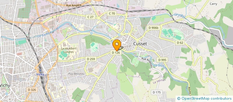 localisation de l'entreprise SCI OYHENART à CUSSET