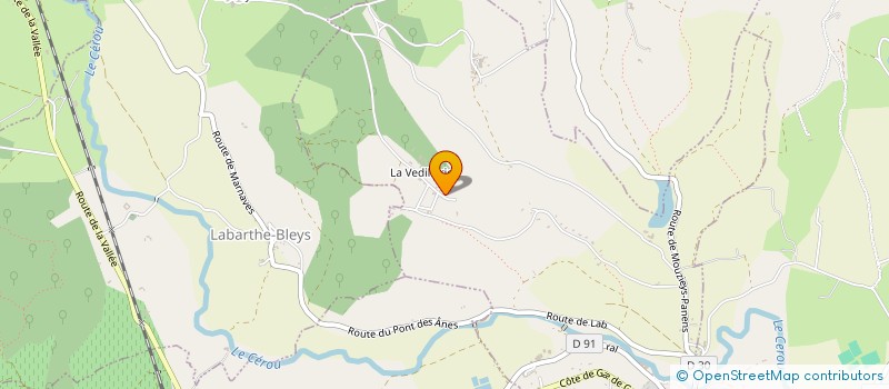 localisation de l'entreprise SCI OYKA  LES CABANNES