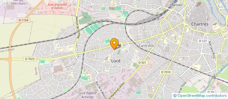 localisation de l'entreprise SCI OYM à LUCE
