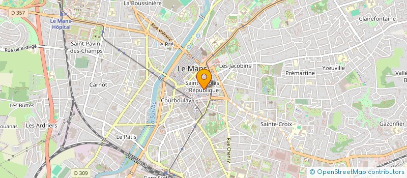 localisation de l'entreprise SCI OYON  LE MANS