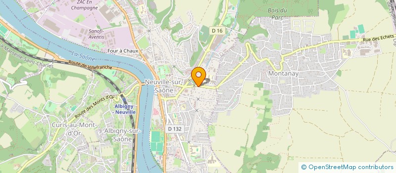 localisation de l'entreprise SCI OZ  NEUVILLE-SUR-SAONE