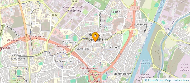 localisation de l'entreprise SCI OZ à HEROUVILLE-SAINT-CLAIR
