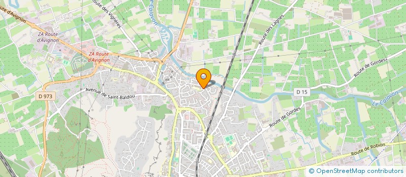 localisation de l'entreprise SCI OZ 84  CAVAILLON