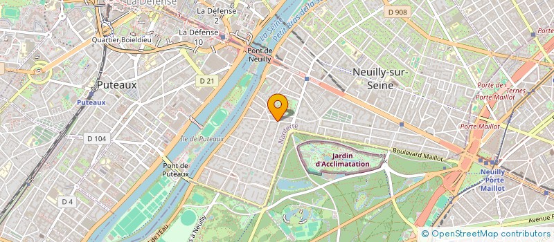localisation de l'entreprise SCI OZ à NEUILLY-SUR-SEINE