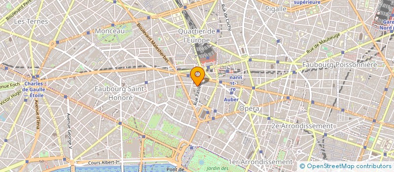 localisation de l'entreprise SCI OZ INVEST  PARIS