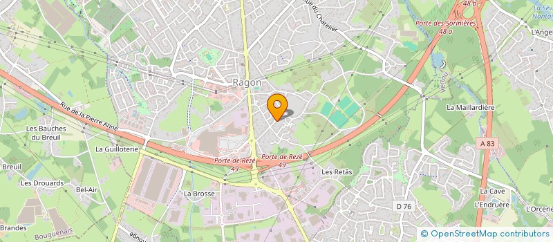 localisation de l'entreprise SCI OZ-REIS  REZE