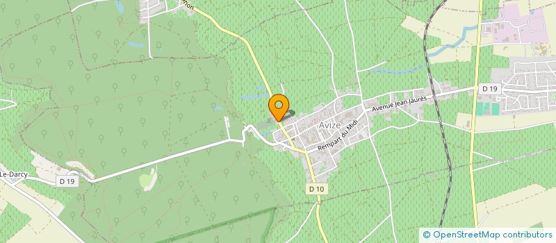 localisation de l'entreprise SCI OZANNE LABELLE  AVIZE