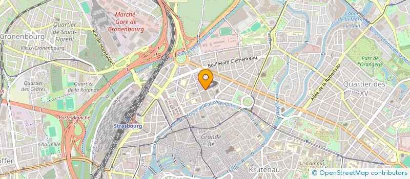 localisation de l'entreprise SCI OZBARE  STRASBOURG