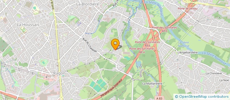 localisation de l'entreprise SCI OZCOSKUNLAR  REZE