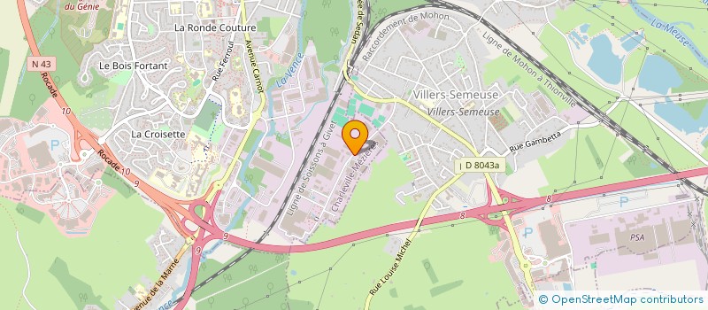 localisation de l'entreprise SCI OZDEMIR  VILLERS-SEMEUSE