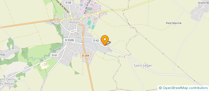 localisation de l'entreprise SCI OZI  REBAIS