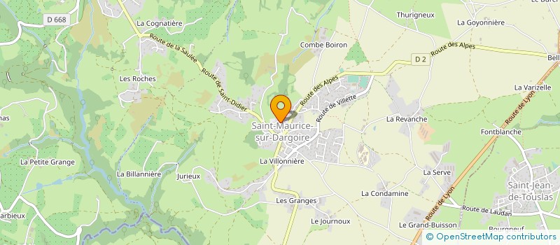 localisation de l'entreprise SCI OZINVEST  CHABANIERE