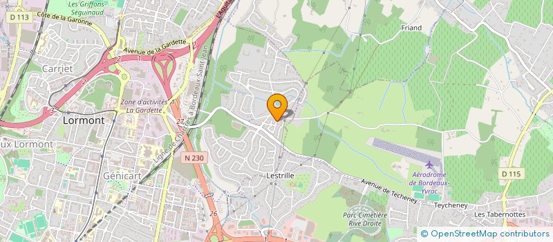 localisation de l'entreprise SCI OZKAN  LORMONT