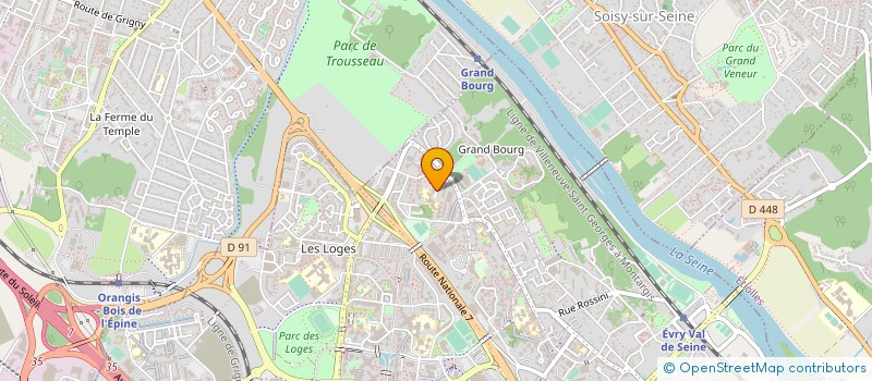 localisation de l'entreprise SCI OZKAN-IPEK à EVRY-COURCOURONNES