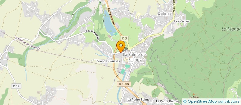 localisation de l'entreprise SCI OZKANLAR  LA BALME-DE-SILLINGY