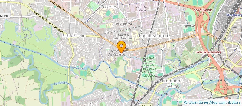 localisation de l'entreprise SCI OZKUZUCU  STRASBOURG