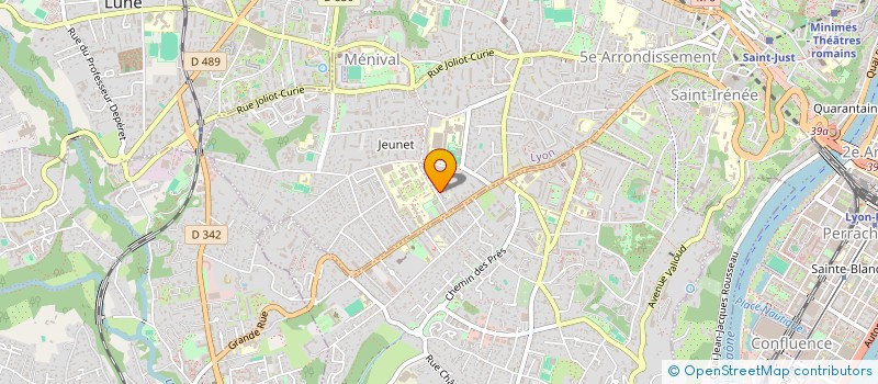 localisation de l'entreprise SCI OZMANYAN  LYON