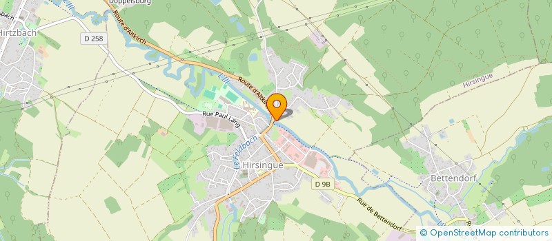 localisation de l'entreprise SCI OZNUR  HIRSINGUE