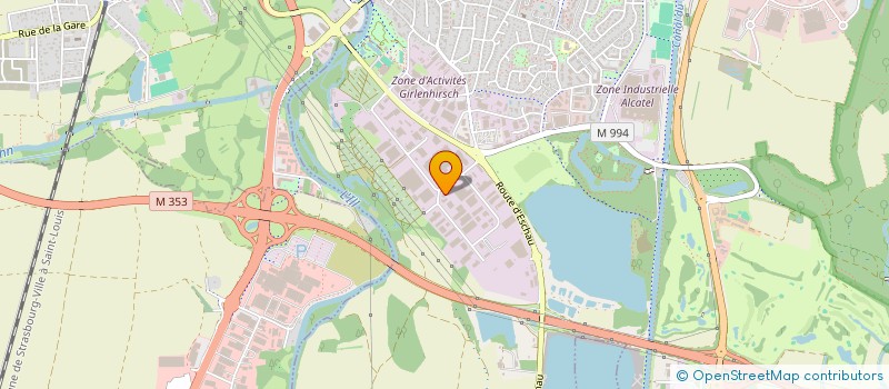 localisation de l'entreprise SCI OZORA  ILLKIRCH-GRAFFENSTADEN