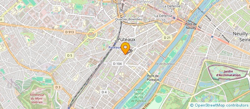 localisation de l'entreprise SCI OZOUF  PUTEAUX