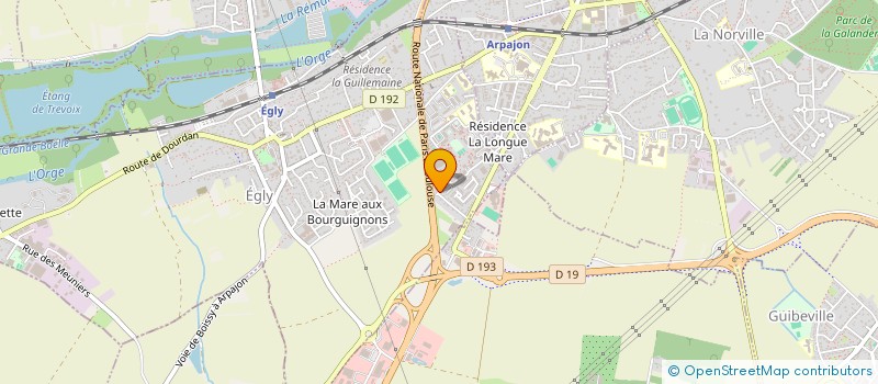 localisation de l'entreprise SCI OZOZBEK  EGLY