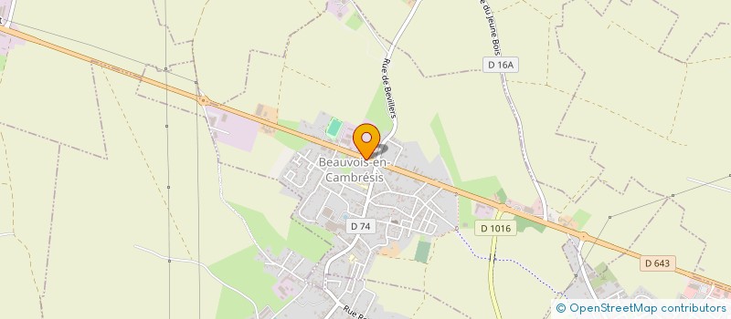 localisation de l'entreprise SCI P 143  BEAUVOIS-EN-CAMBRESIS