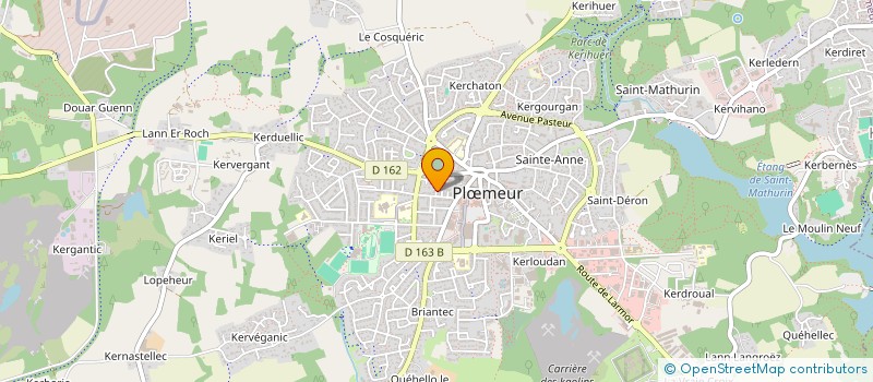 localisation de l'entreprise SCI P 3 A à PLOEMEUR