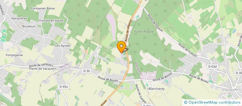 localisation de l'entreprise SCI P.3.L.  VILLENEUVE-LES-BOULOC