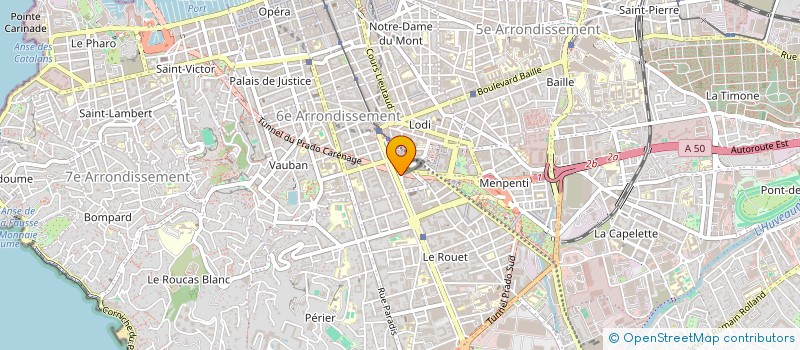 localisation de l'entreprise SCI P 37 à MARSEILLE
