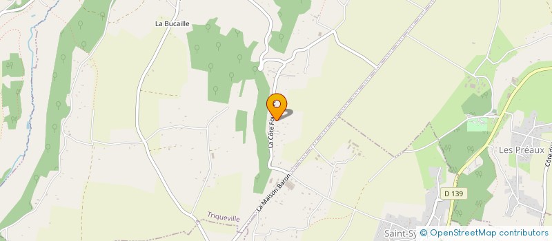 localisation de l'entreprise SCI P  TRIQUEVILLE