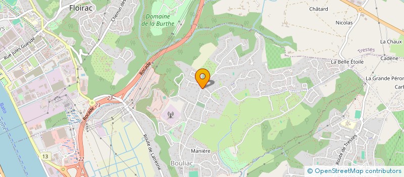localisation de l'entreprise SCI P.A.2M  BOULIAC