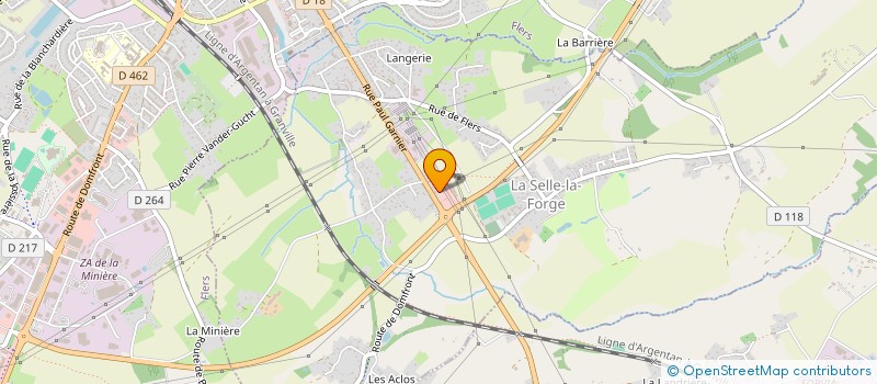 localisation de l'entreprise SCI P A A C à LA SELLE-LA-FORGE