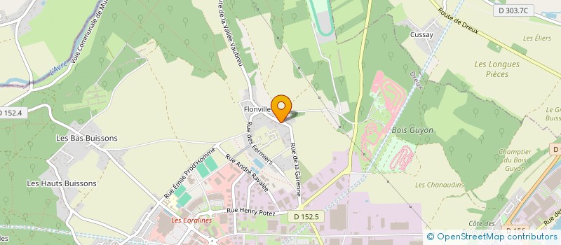 localisation de l'entreprise SCI P A C à DREUX